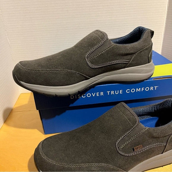 Men's NEW Nunn Bush Excursion Canvas Slip On Shoes Water-Resistant 10.5 Wide - Picture 4 of 9